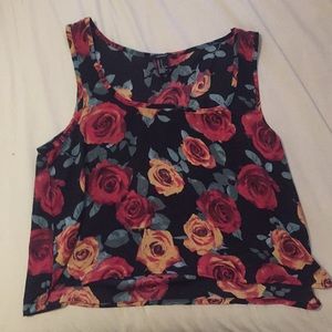 cute floral crop top